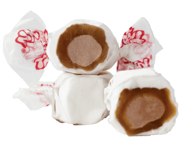 Taffy Town German Chocolate Cake Taffy – Rich, chewy salt water taffy with chocolate, caramel, and coconut flavor.